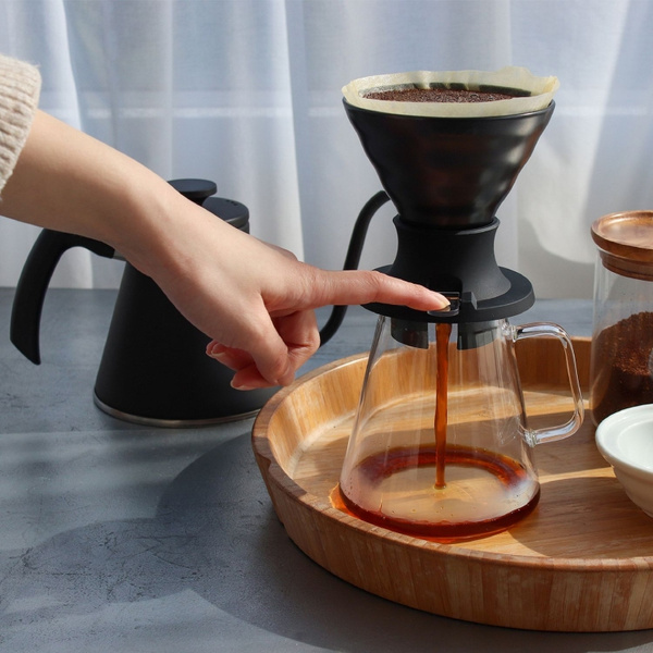 Zestaw Hario Immersion Switch Smokey Black - Czarny