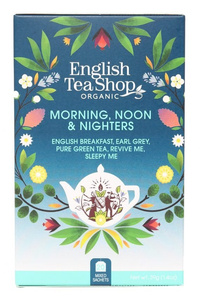 Herbata English Tea Shop Morning Noon Nighters 20 saszetek