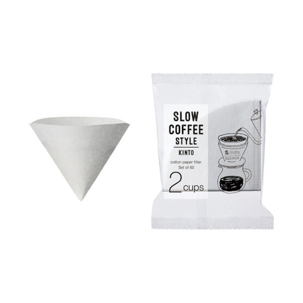 Papierowe filtry Kinto Slow Coffee Style 2 filiżanki