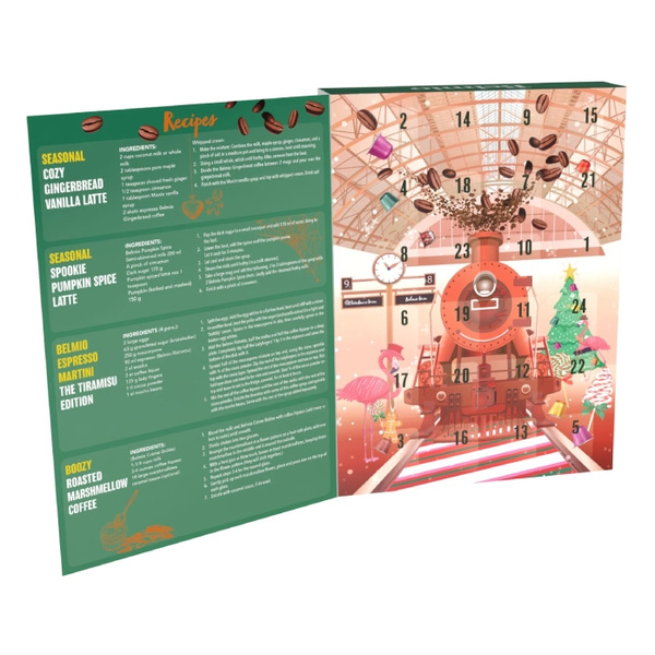 Kalendarz adwentowy z kapsułkami Belmio Nespresso 24 sztuki