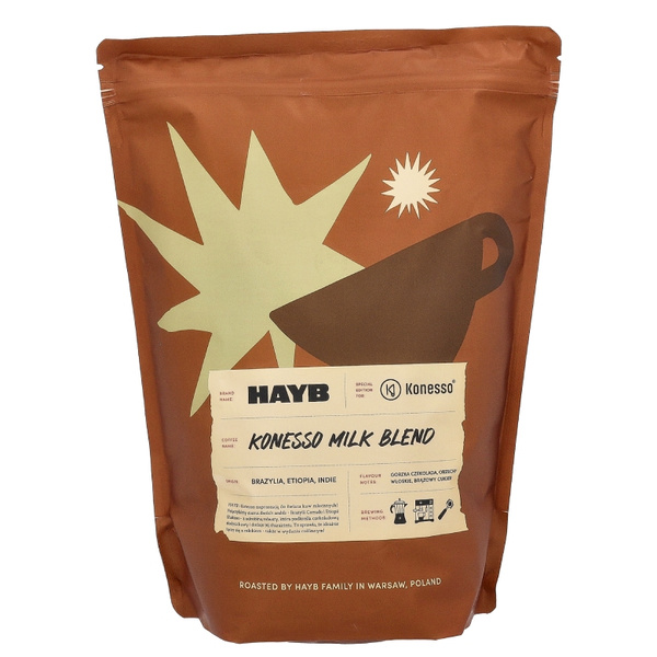 Kawa ziarnista HAYB Konesso Milk Blend 1kg