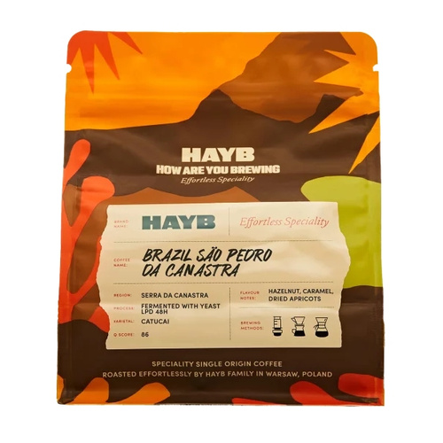 Kawa ziarnista HAYB Brazil Sao Pedro da Canastra 250g