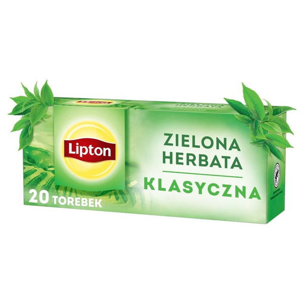 Zielona herbata Lipton klasyczna 20x1,3g