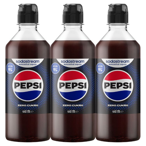 ZESTAW - Syrop SodaStream Pepsi MAX 3x440 ml