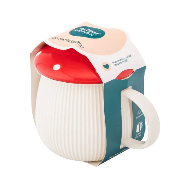 Kubek Altom Design Pod Kapeluszem - Grzybek czerwony 370 ml