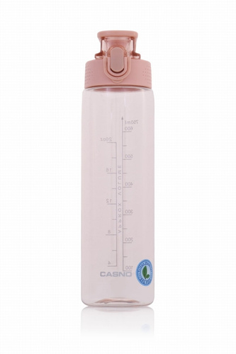 Butelka na wodę Casno Tennessee 750 ml - Różowa  - opinie w konesso.pl