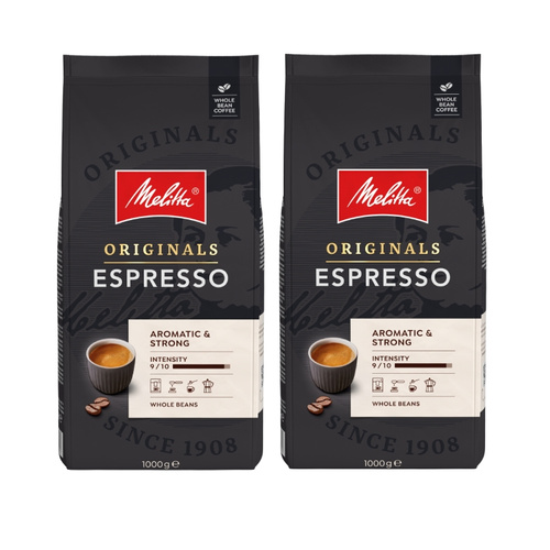 Zestaw 2x 1kg Kawa ziarnista Melitta Originals Espresso