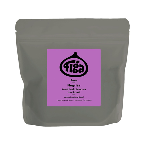 Kawa ziarnista Figa Coffee Decaf Peru Negrisa Omniroast 250g - bezkofeinowa – NIEDOSTĘPNY