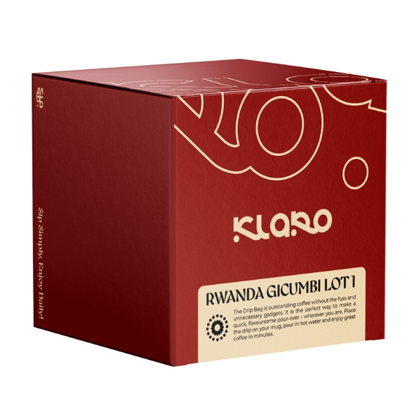 Drip Bag Coffee Klaro Rwanda Gicumbi 8x11g