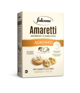 Ciastka Amaretti Morbidi Agrumati Falcone 170g - Cytrusowe - opinie w konesso.pl