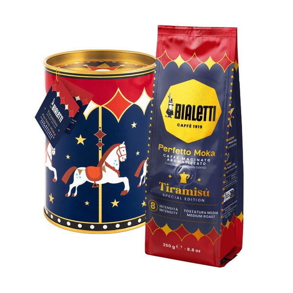 OUTLET - Kawa mielona Bialetti Tiramisu Joyful Christmas Espresso 250g