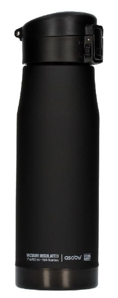 Asobu Liberty Canteen Smoke - czarny kubek termiczny 500 ml - NIEDOSTĘPNY
