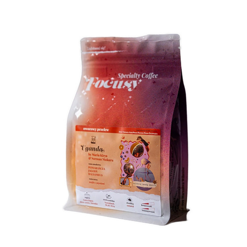 Kawa ziarnista Focusy UGANDA by Maria Kirya & Norman Mukuru - owocowy przelew 250g