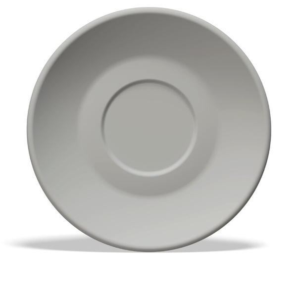 Filiżanka Club House Tulipano 300ml - Szary mat