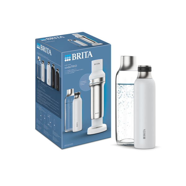 Saturator do wody gazowanej BRITA sodaTRIO - Biały