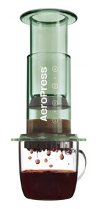 Zaparzacz do kawy AeroPress Clear - Zielony