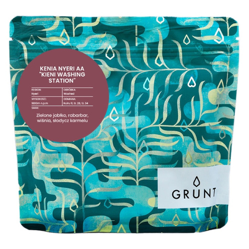 Kawa ziarnista Grunt Kenia Nyeri AA Kieni Washing Station 250g