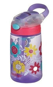 Kubek na wodę dla dzieci Contigo Gizmo Flip FLOWERS 420 ml - opinie w konesso.pl