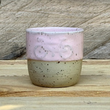 OUTLET - Ceramiczny kubek do espresso POTPOTSTUDIO - Rose Bike 100 ml