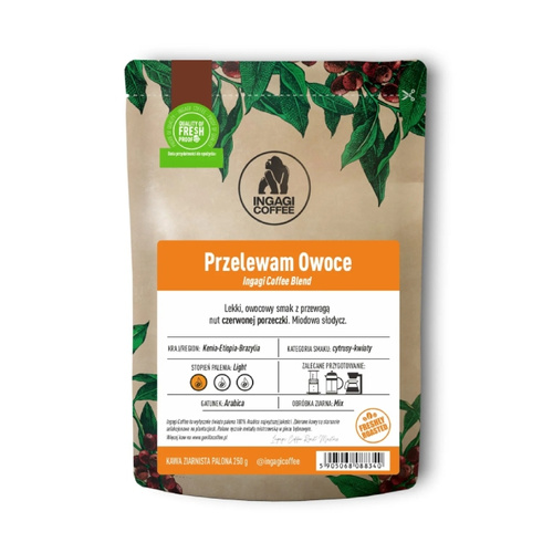 Kawa ziarnista Ingagi Coffee Przelewam Owoce 250g