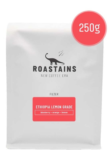 Kawa ziarnista Roastains Etiopia Lemon Grade FILTR 250g - NIEDOSTĘPNY
