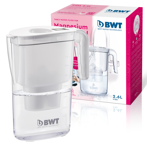Dzbanek filtrujący wodę BWT Vida 2.6 l Biały - manulany bez wkładu
