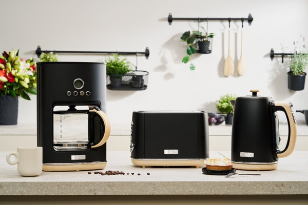 Ekspres do kawy Haden Dorchester - Czarny + GRATIS KAWA 2x250g