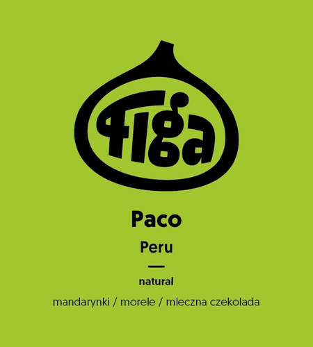 Kawa ziarnista Figa Coffee Peru Paco Natural FILTR 250g – NIEDOSTĘPNY