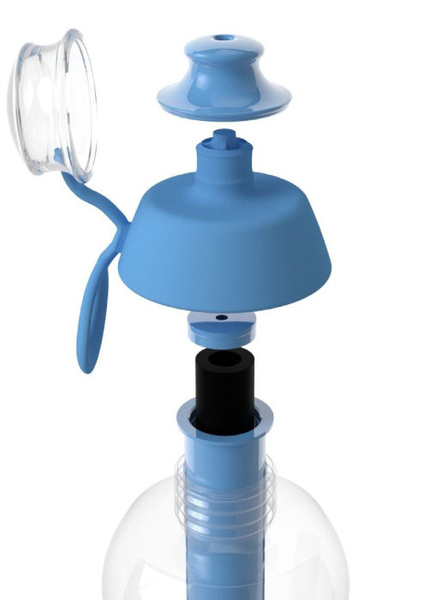 Butelka filtrująca wodę Dafi 0,5 L + filtr węglowy - Niebieska