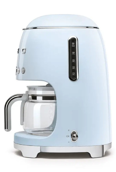 Przelewowy ekspres do kawy Smeg DCF02PBEU - Błękitny