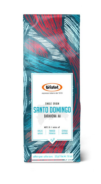 Kawa ziarnista Bristot Santo Domingo 225g - NIEDOSTĘPNY