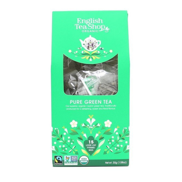 Zielona herbata English Tea Shop Pure Green Tea 15x2g