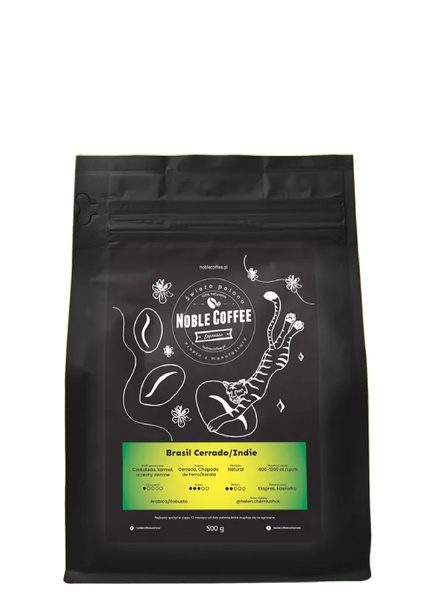 Kawa ziarnista Noble Coffee Brasil Cerrado/Indie 250g