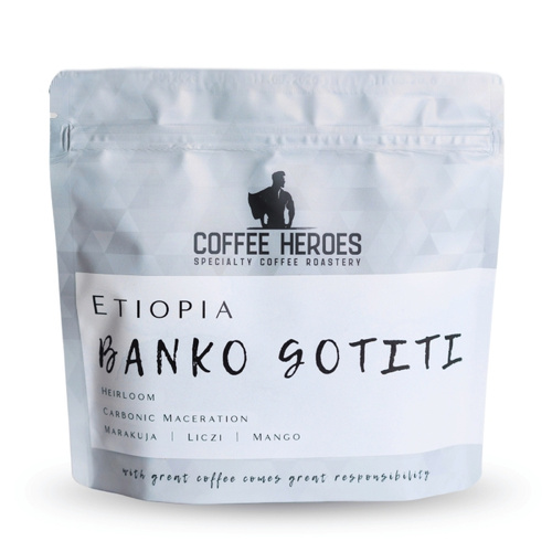 Kawa ziarnista Coffee Heroes Etiopia Banko Gotiti Filtr 200g