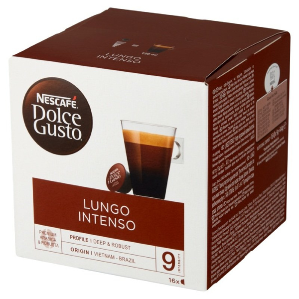 Kapsułki Nescafé Dolce Gusto Lungo Intenso 16 sztuk - NIEDOSTĘPNY
