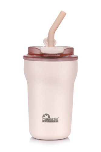 Kubek termiczny Majestic Sport Hoody 420 ml - Różowy - opinie w konesso.pl