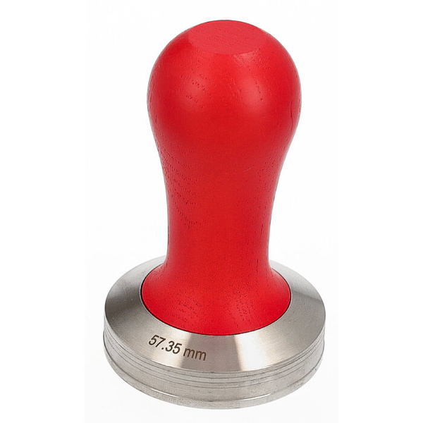 Tamper Lelit PLA471R do ubijania kawy - 57 mm czerwone drewno