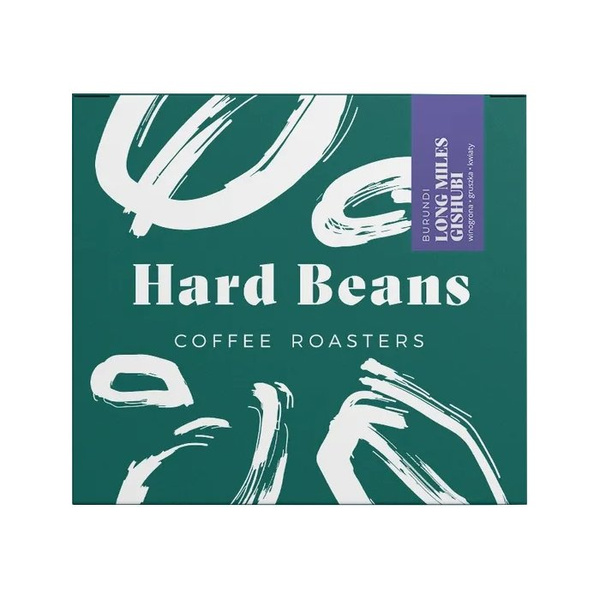 Kawa ziarnista Hard Beans Burundi Long Miles Gishubi Washed FILTR 250g - NIEDOSTĘPNY