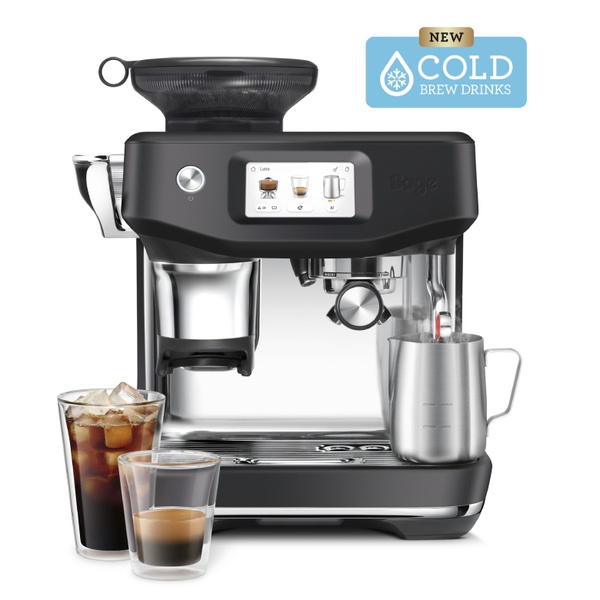 Ekspres do kawy Sage the Barista Touch™ Impress SES882BTR - Czarny + ZESTAW AKCESORIÓW BARISTY GRATIS