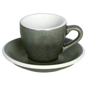 Filiżanka Loveramics Egg Forest do Espresso 80 ml - Ciemnozielony - opinie w konesso.pl