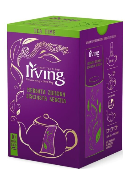 Herbata zielona Irving 10x4g long bags