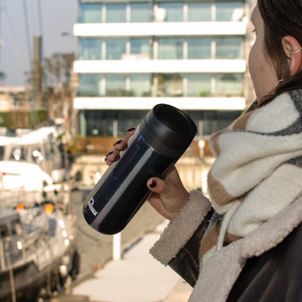 Kubek termiczny Majestic Sport Nord 600 ml - Zielony hologram