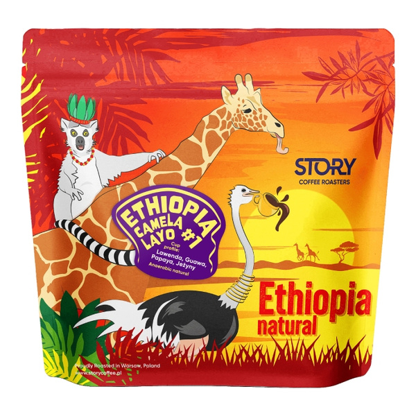 Kawa ziarnista Story Ethiopia Hambela Layo #1 250g