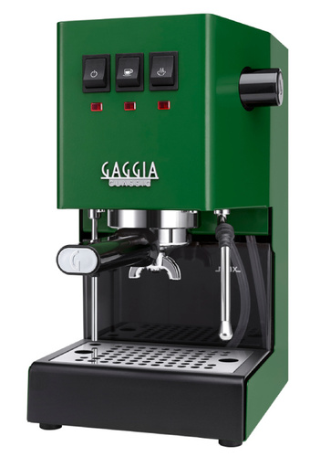 OUTLET 7334 - Ekspres do kawy Gaggia Classic E24 Jungle Green - Zielony - opinie w konesso.pl