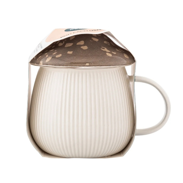 Kubek Altom Design Pod Kapeluszem - Grzybek brązowy 370 ml