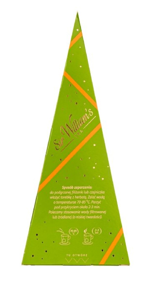 Zielona herbata Sir Williams Tea Green Sencha - Piramida 15x1,6g