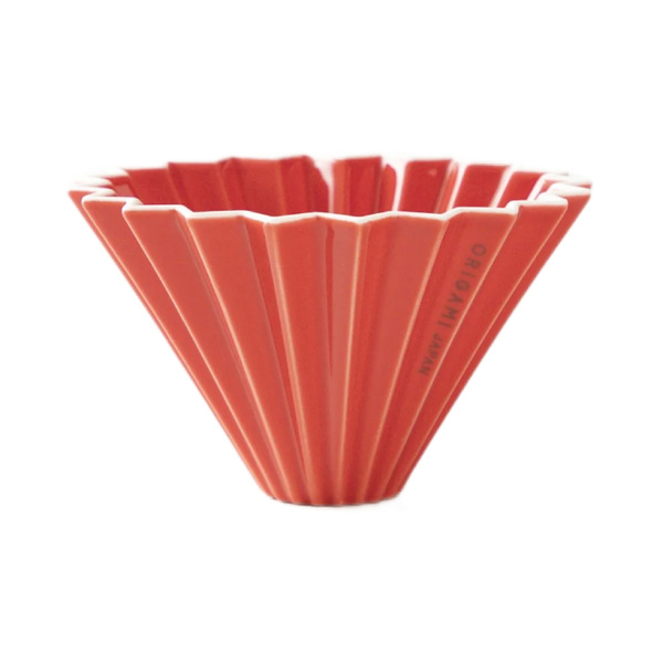 Ceramiczny Origami Dripper S - Czerwony