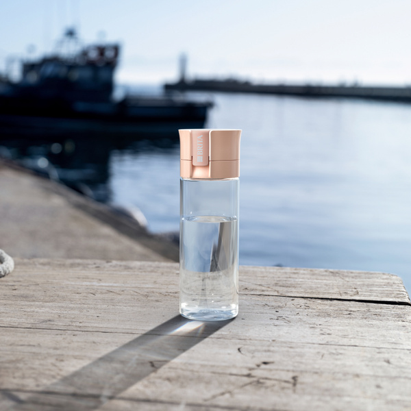 Butelka filtrująca BRITA Vital 0,6l - Pastelowa brzoskwinia