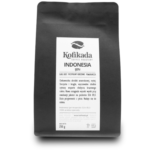 Kawa ziarnista Kofikada Indonezja Ijen Anaerobic Washed Espresso 250g – NIEDOSTĘPNY