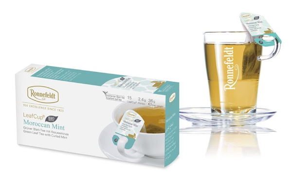 Zielona herbata Ronnefeldt Leaf Cup Moroccan Mint 15x2,4g – NIEDOSTĘPNY